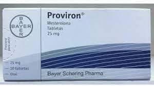 Proviron (Mesterolone) 25 mg/tab 50 Tablets by Bayer