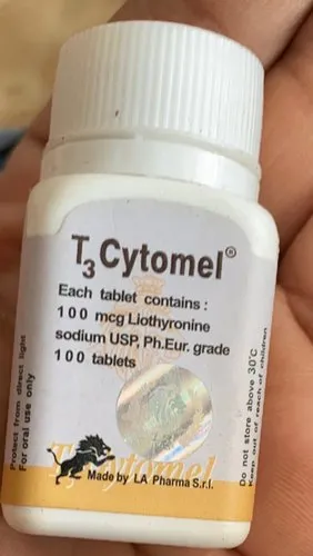 T3 Cytomel (Liothyronine Sodium) 0.1 mg/tab by LA Pharma (100 tablets)