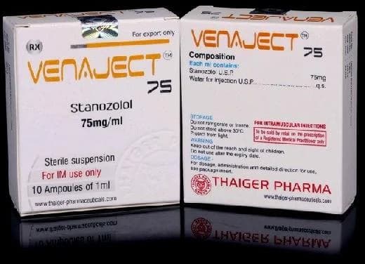 Venaject 75, Stanozolol, Thaiger Pharma,...